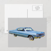 1964 Chevrolet Impala Antiker Auto Postkarte (Vorne/Hinten)