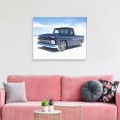 1964 Chevy c10 "frisierte Auto" Lieferwagen LKW Leinwanddruck (Insitu (Wohnzimmer))