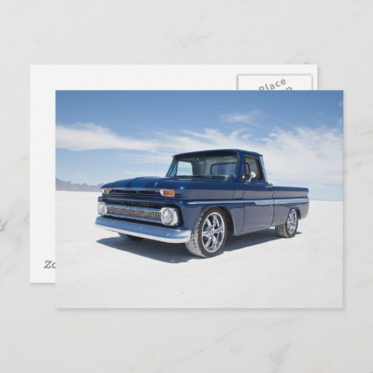 1964 Chevy c10 "frisierte Auto" Lieferwagen Postkarte (Vorne/Hinten)