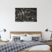 1964 Chrysler New Yorker Dashboard Canvas Print Leinwanddruck (Insitu (Schlafzimmer))