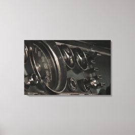 1964 Chrysler New Yorker Dashboard Canvas Print Leinwanddruck