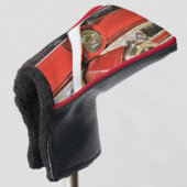 1964 Classic Sports Car Dashboard Golf Headcover (3/4 Vorderseite)