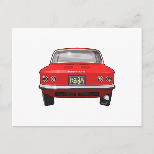 1964 Corvair Pass Envy Postkarte (Vorderseite)