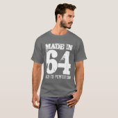 1964 gealtert Perfektion zum Vintagen T-Shirt (Vorne ganz)