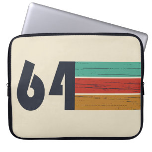 1964 Geborenes Vintage-Geburtstagsgeschenk Laptopschutzhülle