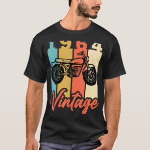 1964 Geburtstag Vintag Retro-Motorrad Geburtstag T-Shirt