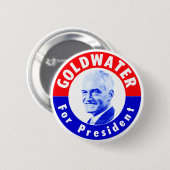 1964 Goldwater für Präsident Button (Vorne & Hinten)