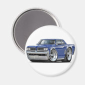 1964 GTO Dk Blue Car Magnet (Vorderseite/Rückseite)