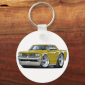 1964 GTO Gold Car Schlüsselanhänger (Vorderseite)