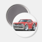 1964 GTO Red Car Magnet (Vorderseite/Rückseite)