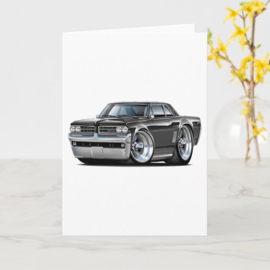 1964 GTO schwarzes Auto Karte (Gelbe Blume)