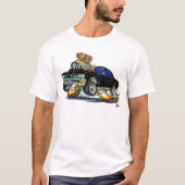 1964 GTO schwarzes Auto T-Shirt (Vorderseite)
