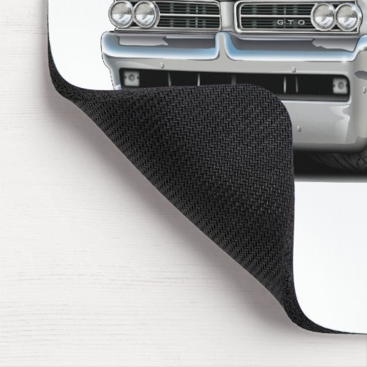 1964 GTO Weiß-Auto Mousepad (Ecke)