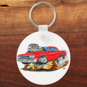 1964 Impala Red Car Schlüsselanhänger (Vorderseite)