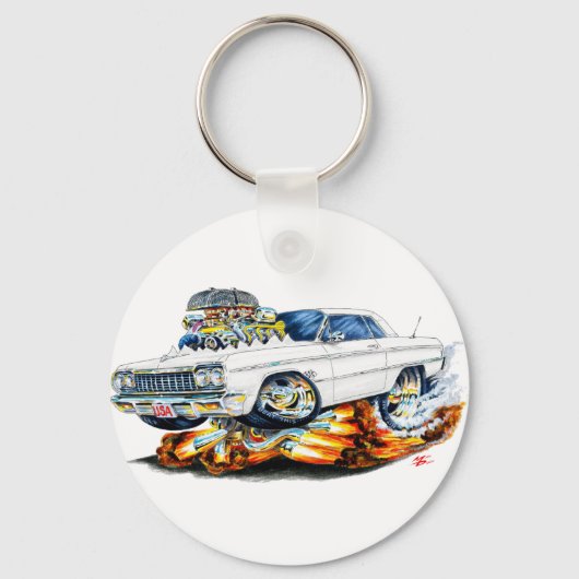 1964 Impala Weißwagen Schlüsselanhänger (Vorderseite)