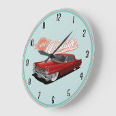 1964 Klassische Großuhr Große Wanduhr (Winkel)