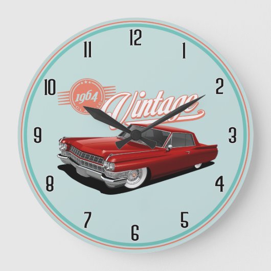 1964 Klassisches Auto Große Uhr (Vorderseite)