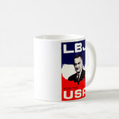 1964 LBJ für die USA Kaffeetasse (VorderseiteRechts)