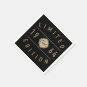 1964 Limited Edition 60. Geburtstag Serviette (Ecke)