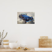1964 Morgan Plus 4 Cabrio-Sportwagen Poster (Küche)