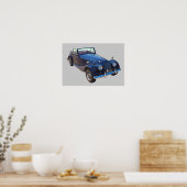 1964 Morgan Plus 4 Cabrio-Sportwagen Poster (Küche)