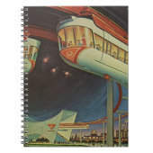 1964 New Yorker Messe Monorail Notizblock (Vorderseite)