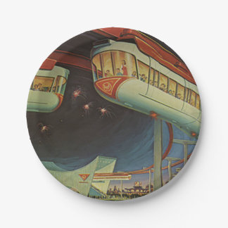 1964 New Yorker Messe Monorail Pappteller