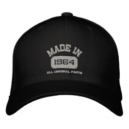 1964 Original Parts Spaß bestickte Cap Bestickte Baseballkappe