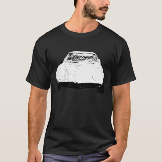 1964 Pontiac Banshee Sketch Art T-Shirt (Vorderseite)