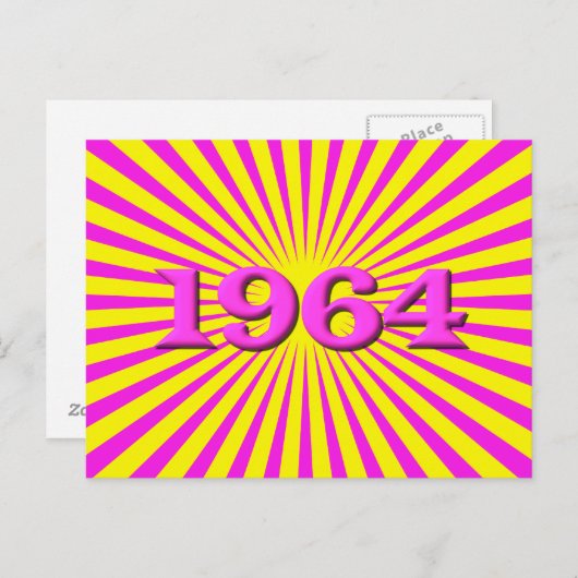 1964 POSTKARTE (Vorne/Hinten)