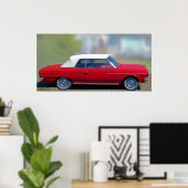 1964 RAMBLER AMERIKANISCHES KONVERTIBLE POSTER (Heimbüro)