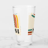 1964 Retro Stripe Vintage Poster Glas (Links)