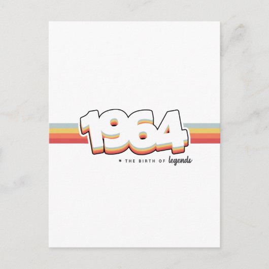 1964 The birth of legends Postkarte (Vorderseite)