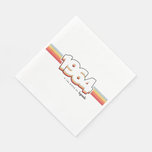 1964 The birth of legends Serviette (Ecke)