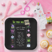 1964 - Trivia Facts Paper Plate Pappteller (Party)