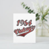 1964 Vintag Postkarte (Stehend Vorderseite)