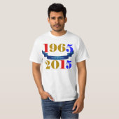 1965 - 2015 Gedenk50 B'Day kurze Hülse T-Shirt (Vorne ganz)