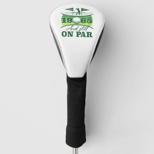 1965 60. Birthday Golf Spaß Headcover (Vorderseite)