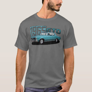 1965 65 GTO Klassiker Old School Muscle Blaues Aut T-Shirt