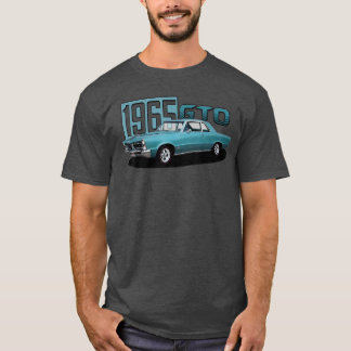 1965 65 GTO Klassiker Old School Muscle Blaues Aut T-Shirt