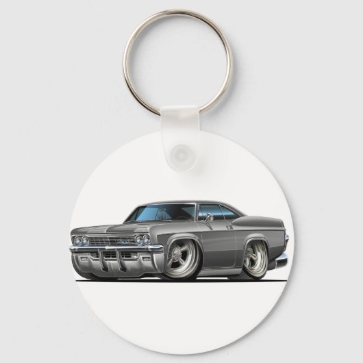 1965-66 Impala Gray Car Schlüsselanhänger (Vorderseite)