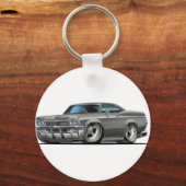 1965-66 Impala Gray Car Schlüsselanhänger (Vorderseite)