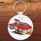 1965-66 Impala Red Car Schlüsselanhänger (Vorderseite)