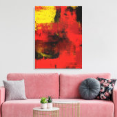 1965 Abstrakte Leinwand (Insitu (Wohnzimmer))