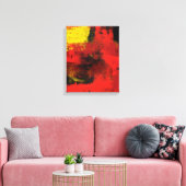 1965 Abstrakte Leinwand (Insitu (Wohnzimmer))