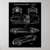 1965 Art des klassischen Autos Poster (Vorne)