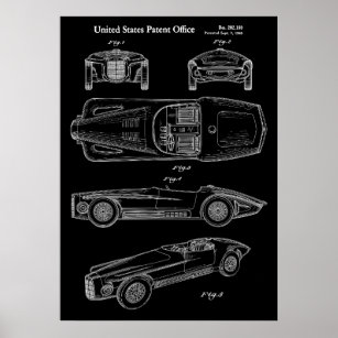1965 Art des klassischen Autos Poster