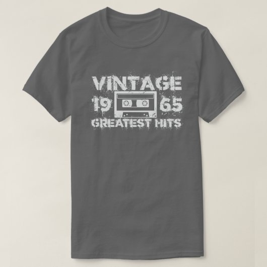 1965 Beste Treffer Vintag T-Shirt (Design vorne)
