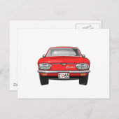 1965 Chevrolet Corvair Front View Postkarte (Vorne/Hinten)