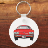 1965 Chevrolet Corvair Front View Schlüsselanhänger (Vorderseite)